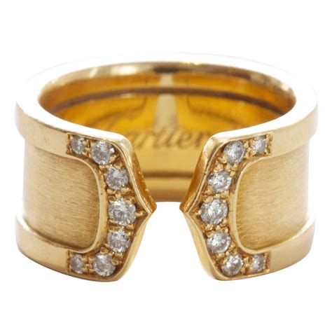 cartier double c ring